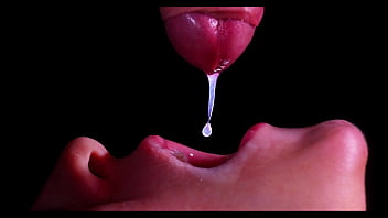 CLOSE UP: Hottest Milking Gullet for your DICK! Deep-throating Trunk ASMR, Tongue and Lips Blow-job Double Jism shot -XSanyAny