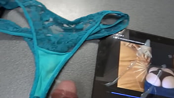 Great compilation of spunk shots on my beautiful wife's used panties, mature 58 year elder latina mummy